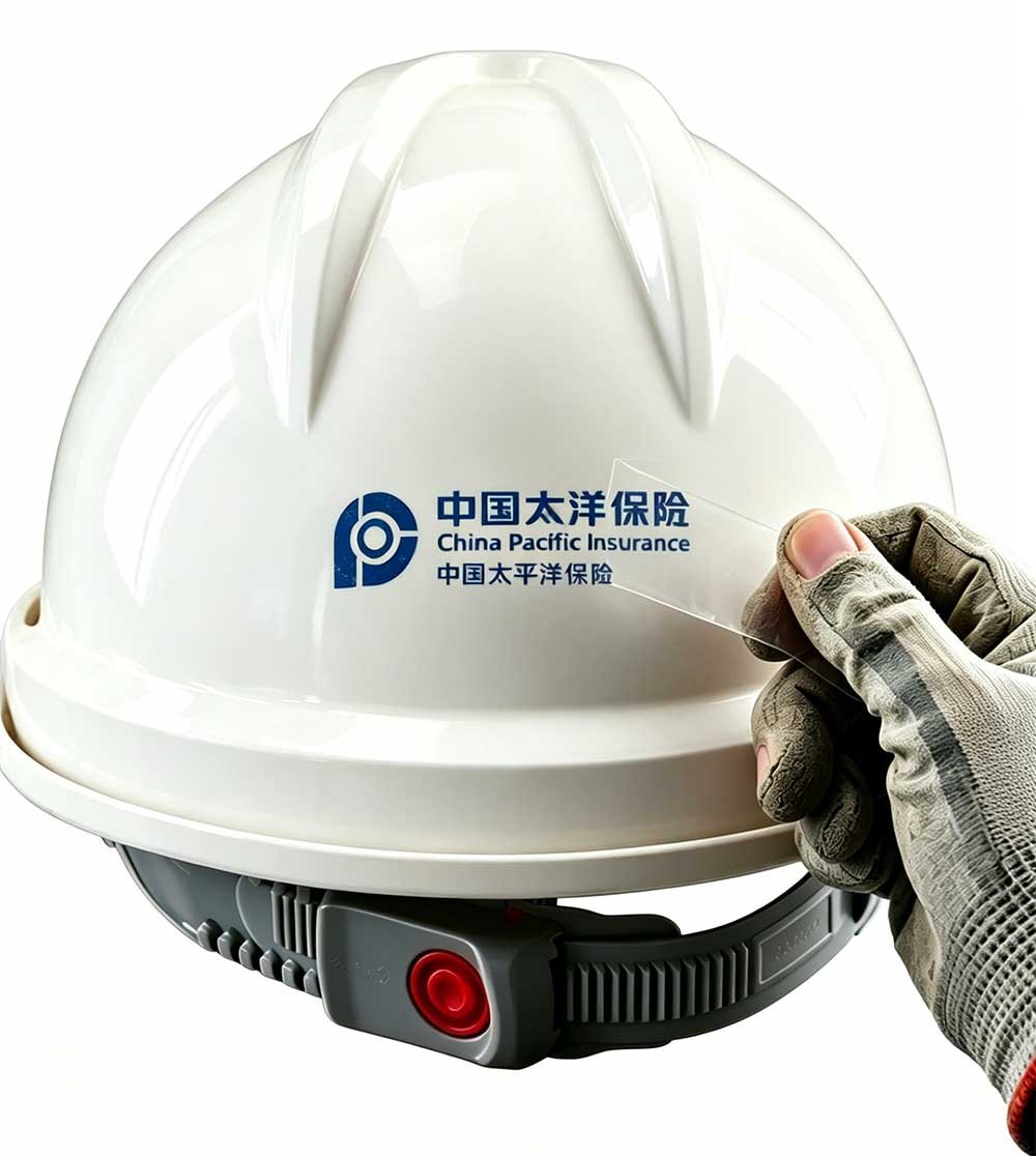 Custom Hard Hat Stickers