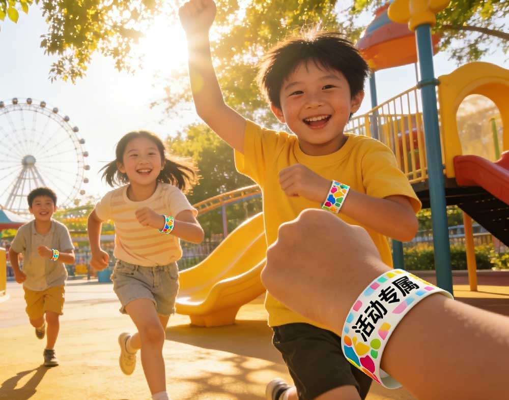 eco-friendly paper wristbands for event