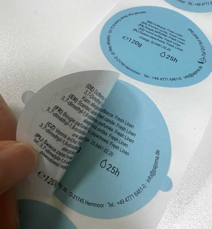Flush Cut Piggyback Labels