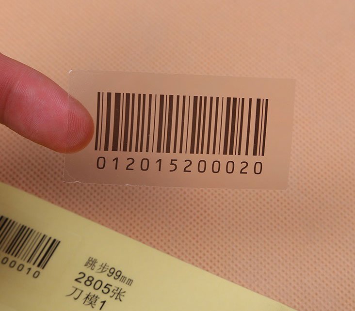 General Transparent Barcode Label for Packaging