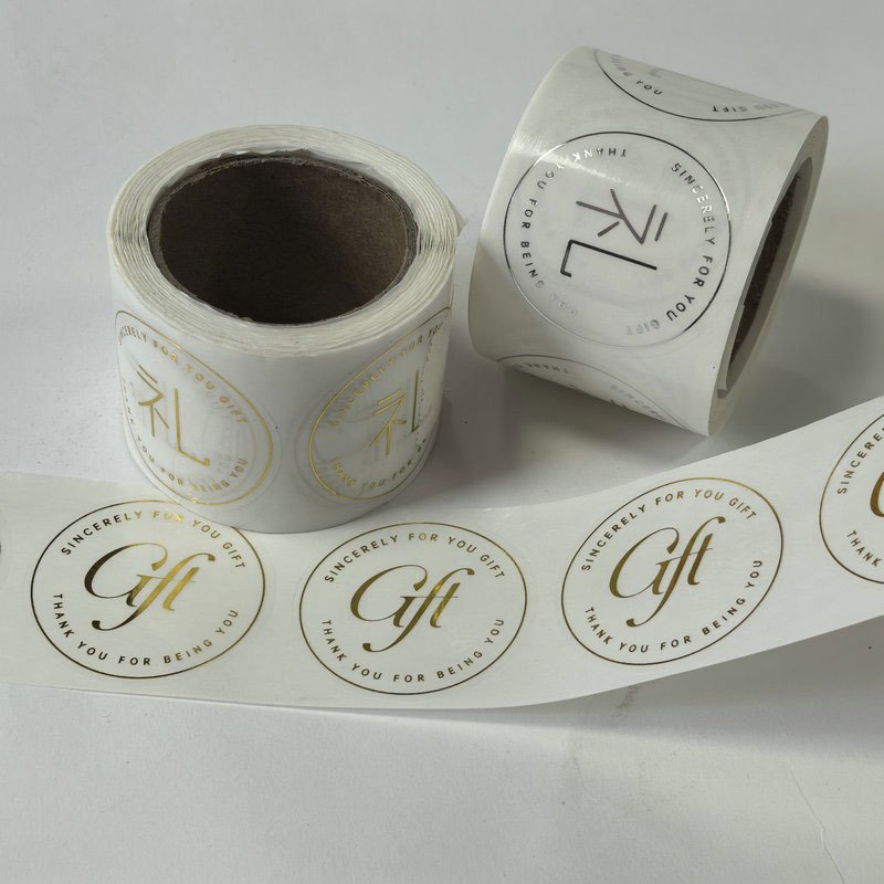 Gift self-adhesive labels