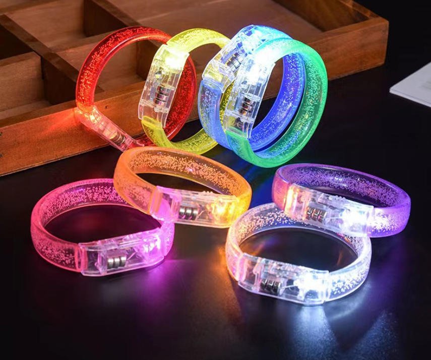 Glow luminous wristbands for nighttime events