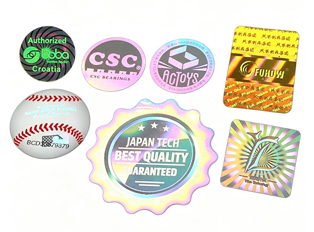 Holographic VOID Security Labels