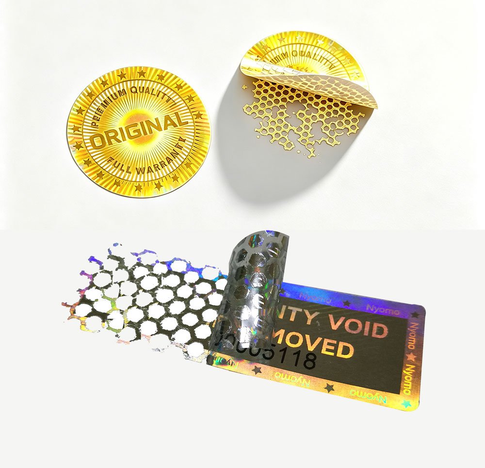 Honeycomb VOID Label