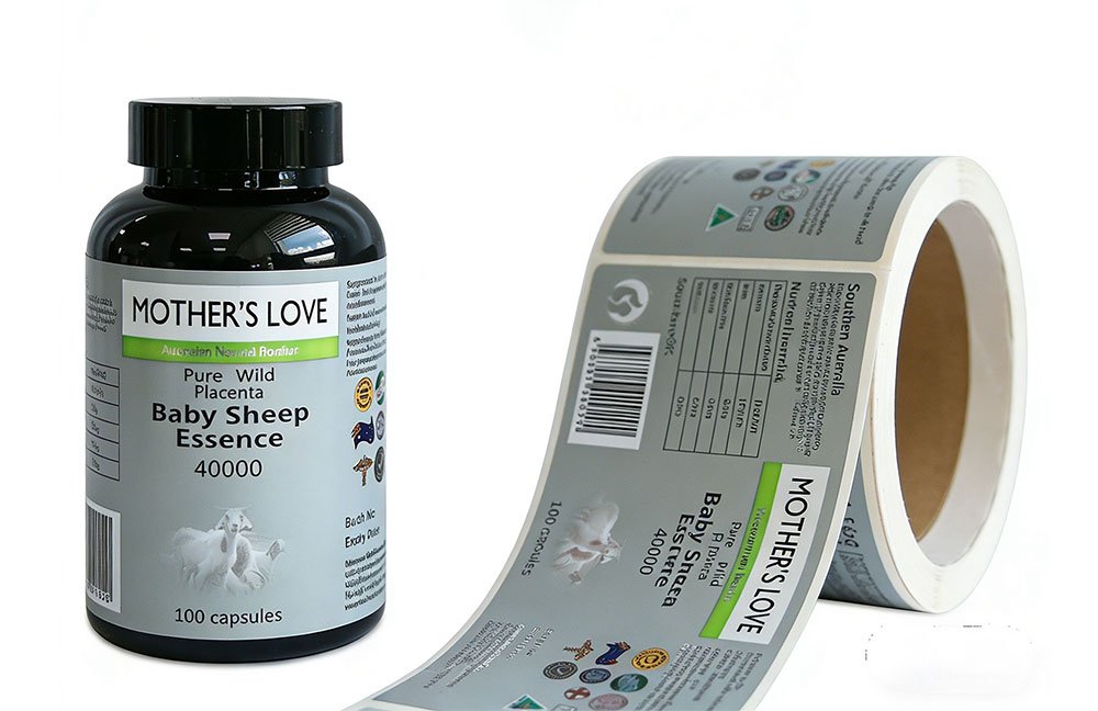 Medicine self-adhesive labels