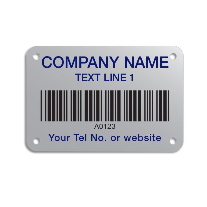 Metal Serial Number Labels