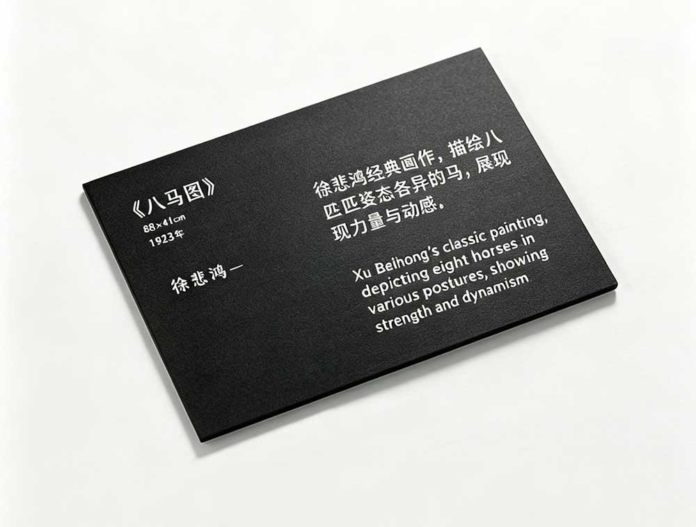 Museum Artwork Art Label
