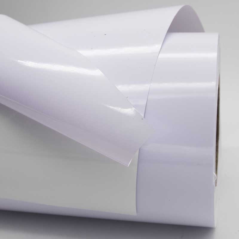 PVC self-adhesive label material
