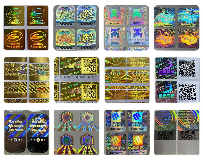 QR-Code Anti-Counterfeit Adhesive Stickers