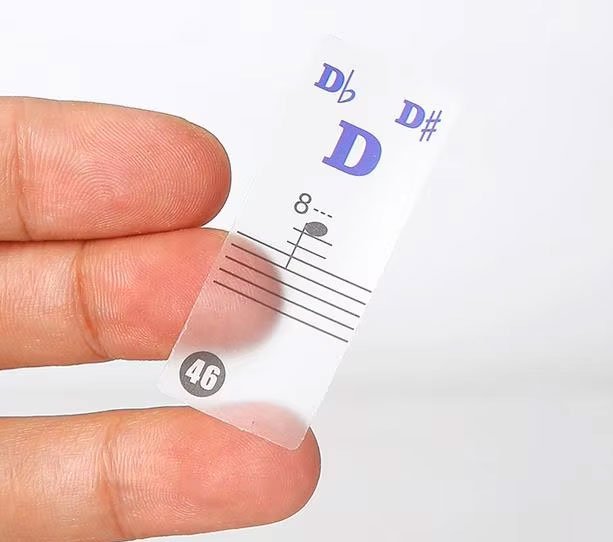 Removable Transparent Label for Smooth Surfaces