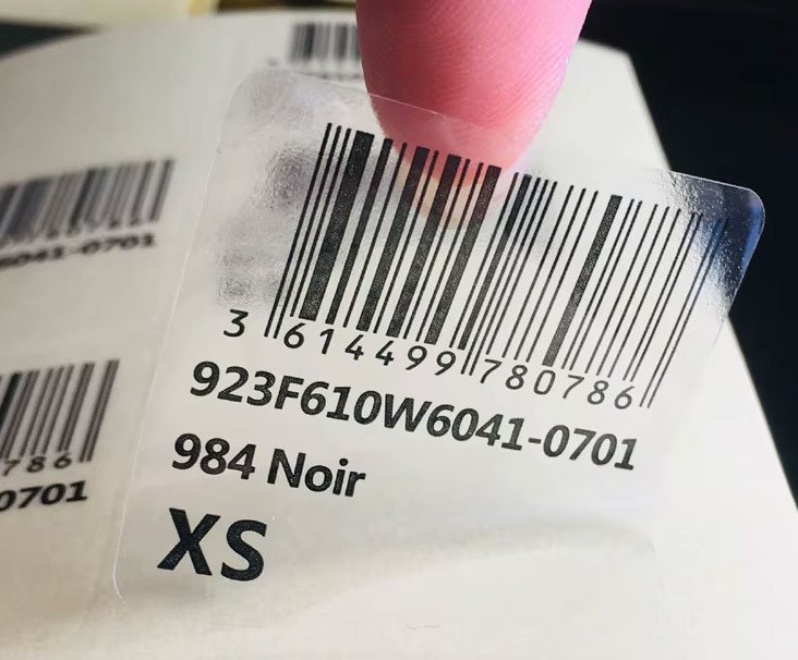 Temperature-Resistant Transparent Barcode Label