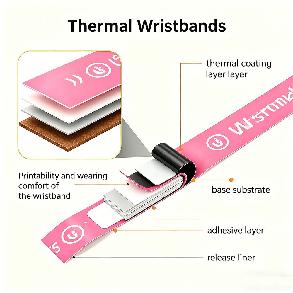Thermal Wristband Cross Section Diagram