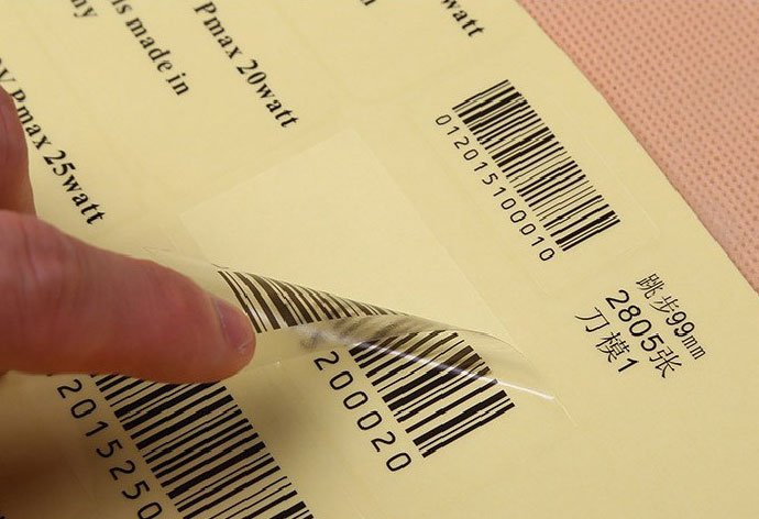 Transparent Barcode Labels