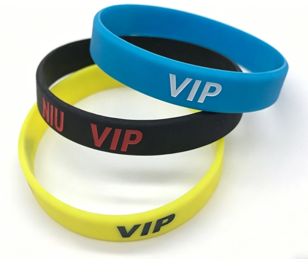 Silicone VIP wristbands