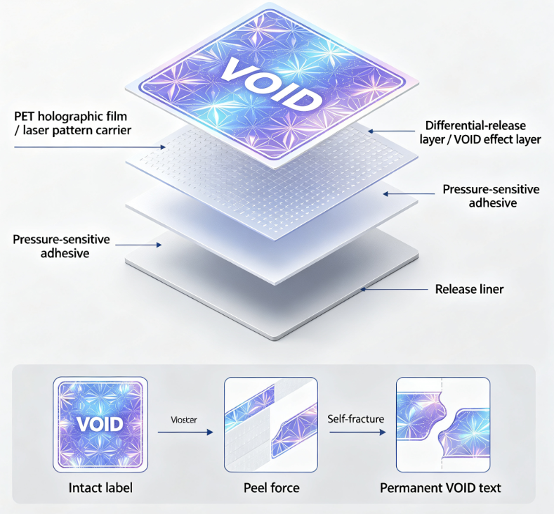 VOID Label Structure Diagram