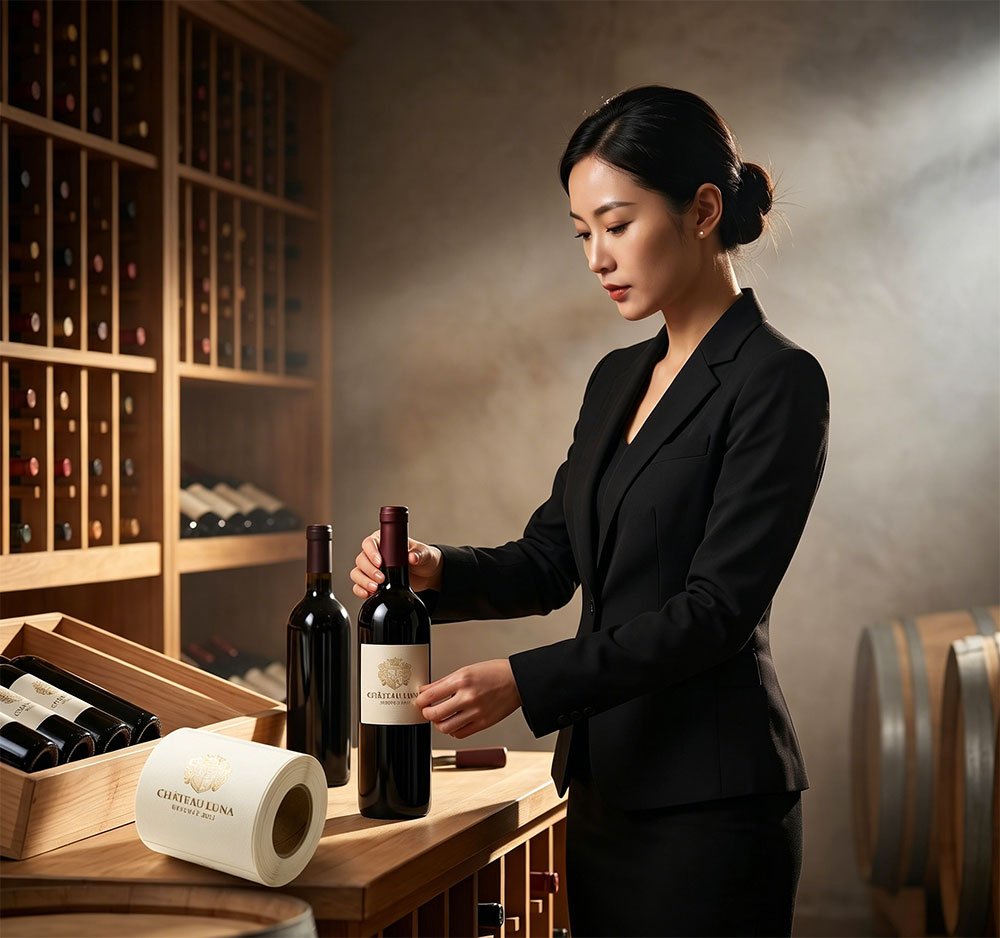 Commercial Wine Production Packaging