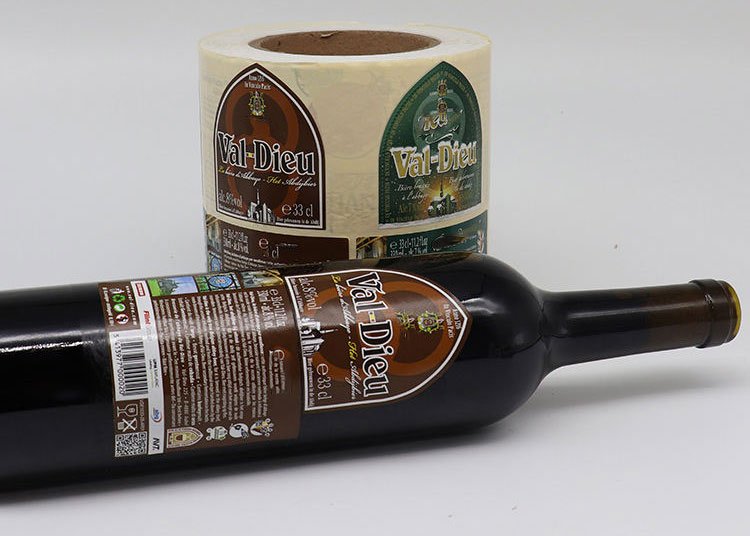 Wine self-adhesive labels