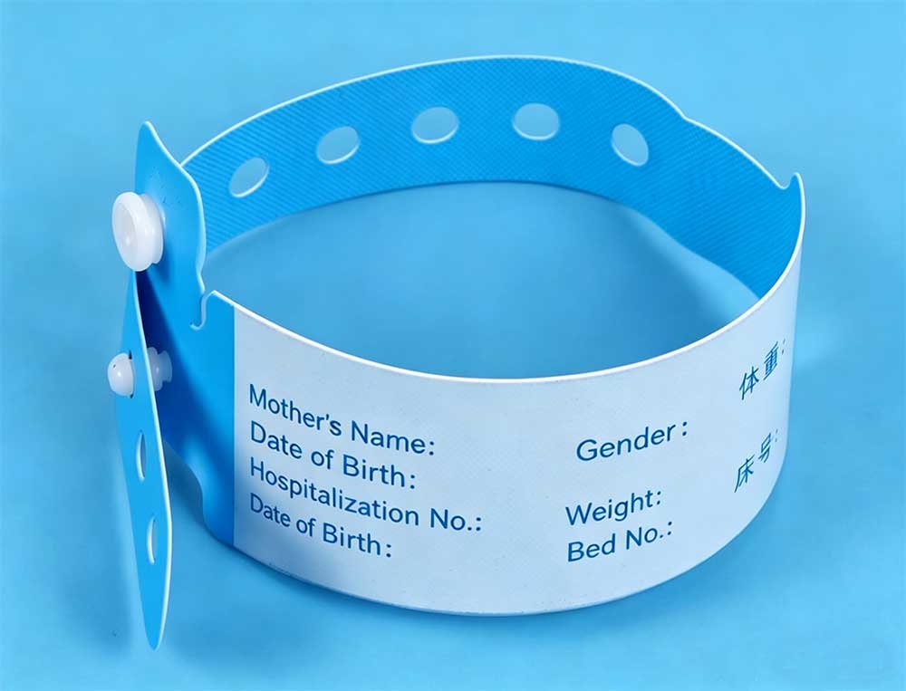 Blue Color Wristband for Hospital