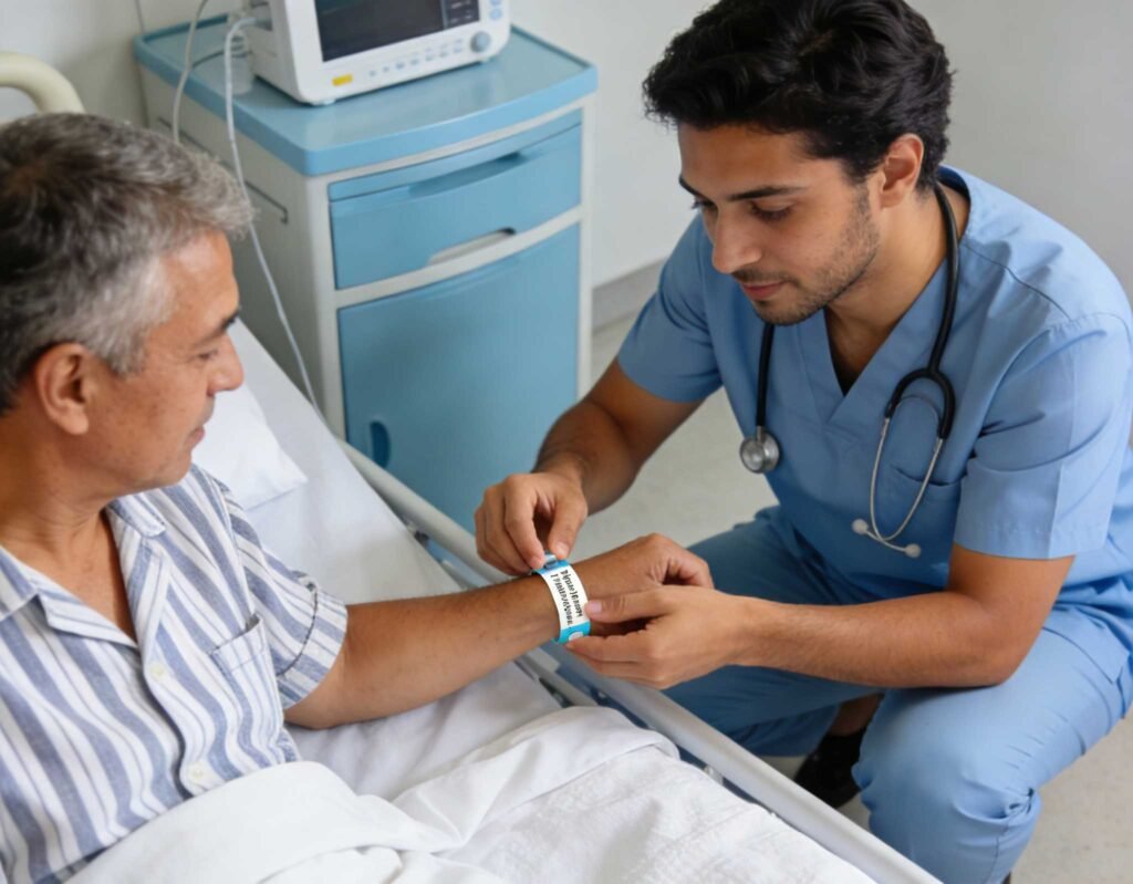 patient thermal wristband