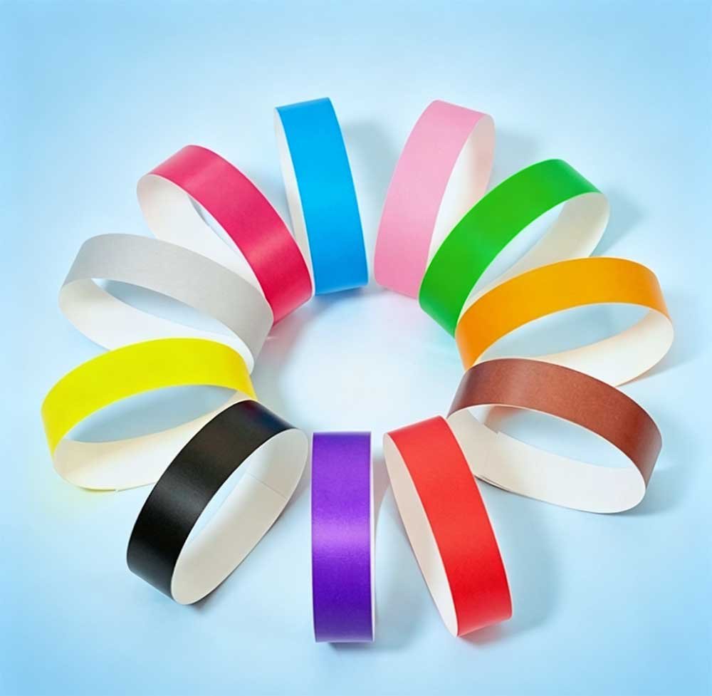 Budget Bulk Waterproof Disposable PP Wristbands