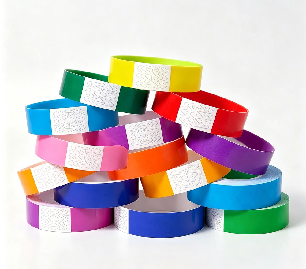 Bulk Disposable Synthetic Paper Wristbands