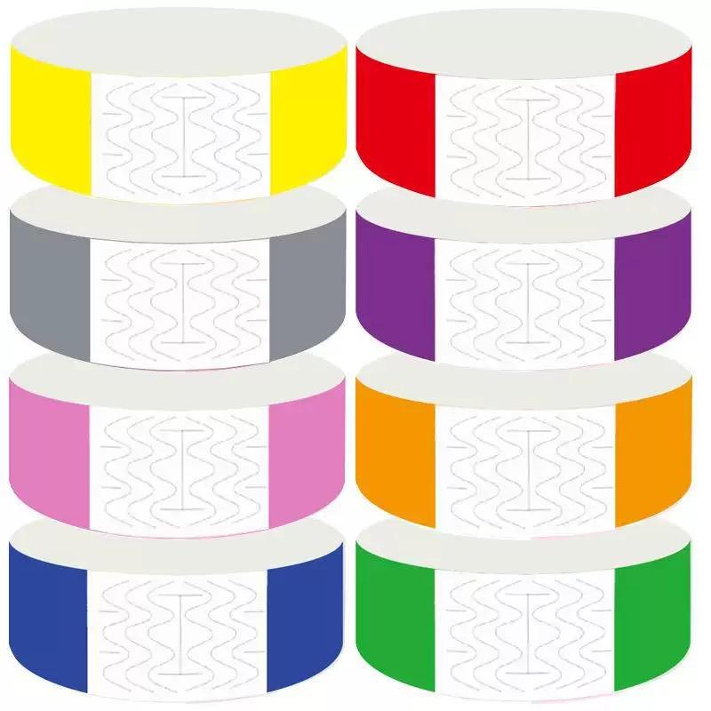 Cheap Bulk Disposable Tyvek Synthetic Paper Wristbands