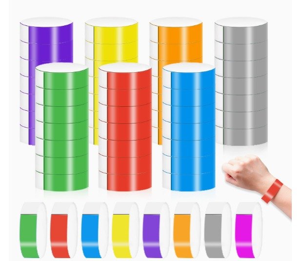 Printed Waterproof Disposable PVC Wristbands