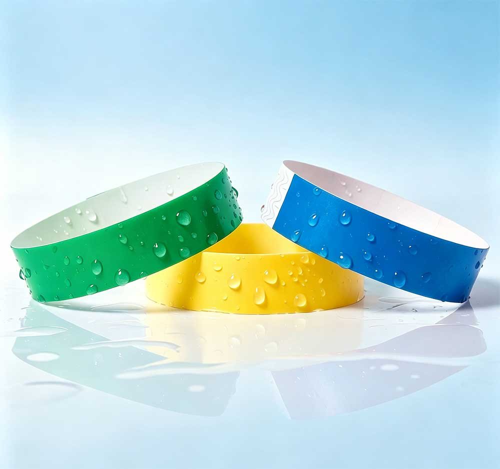 Eco Recyclable Matte Disposable Tyvek Wristbands
