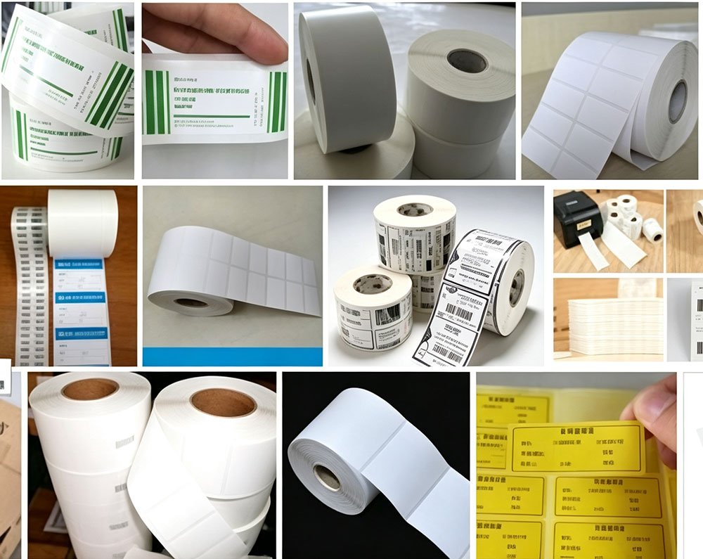 coated paper self-adhesive label