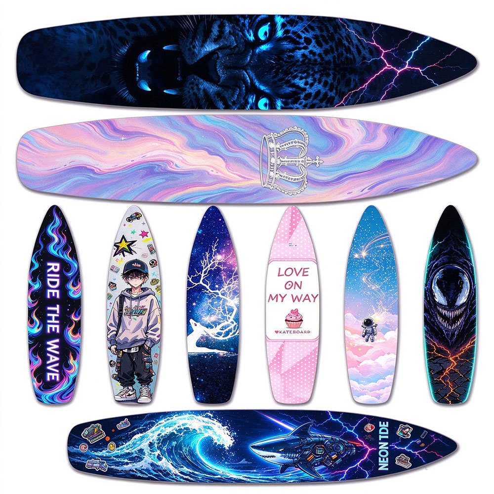Waterproof Stickers for Surfboards